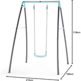 Plum Metal Single Swing With Mist Feature - 919737